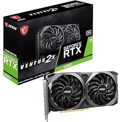 MSI GeForce RTX 3060 Ventus 2X 12G OC Graphics Card