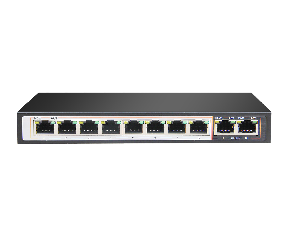 D-Link DGS-F1010P-E 8 Port POE Switch