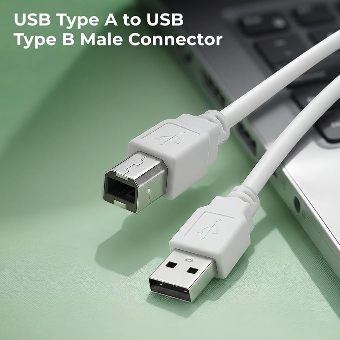BARENEEDS 1.5 Meter Printer Cable